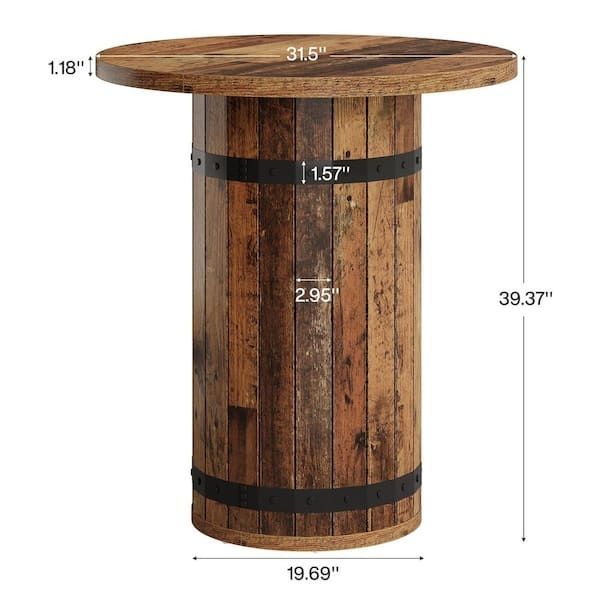 Okrągły stolik barowy 80 cm