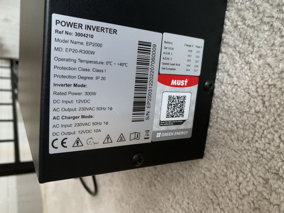 Інвертор MUST EP2000 (перетворювач напруги)