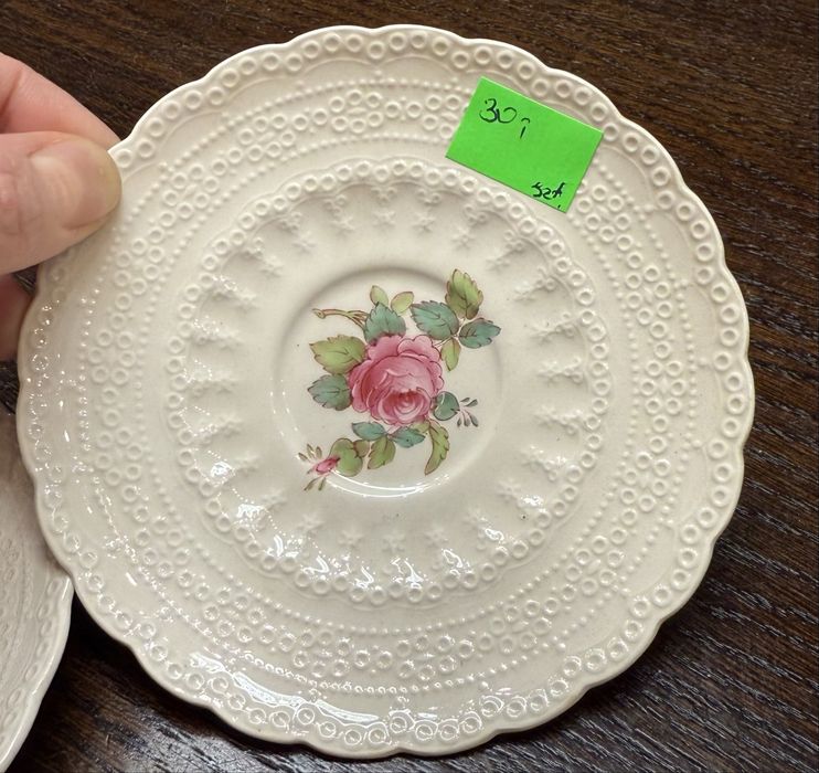 3 Spodek talerzyk Spode’s Jewel Copeland England Angielskie Rose 2200