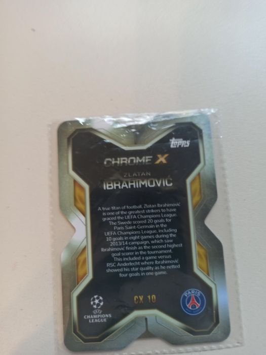 Zlatan Ibrahimović karta toops chrome x