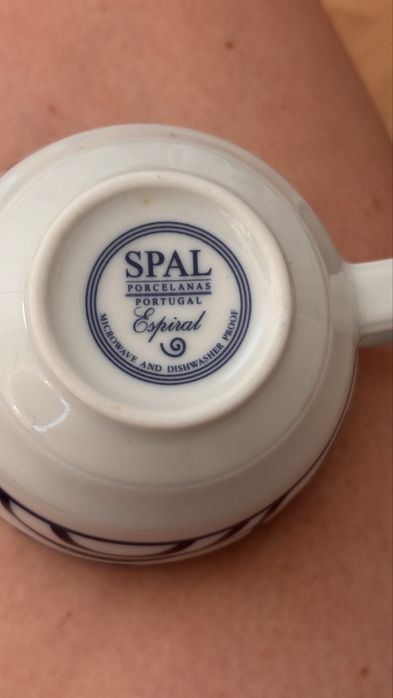 Serviço cafe porcelana SPAL - edição ESPIRAL