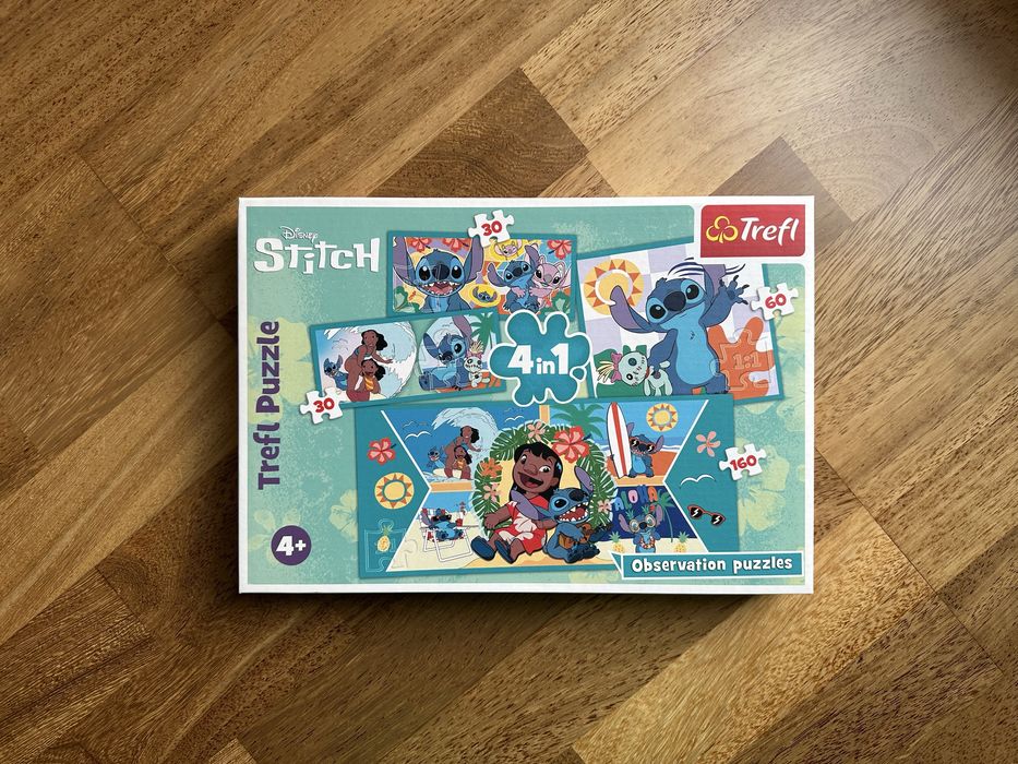 Puzzle Lilo & Stitch aż 4 układanki