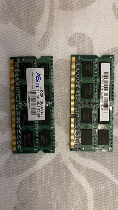 RAM portátil DDR3 2GB 1333ghz
