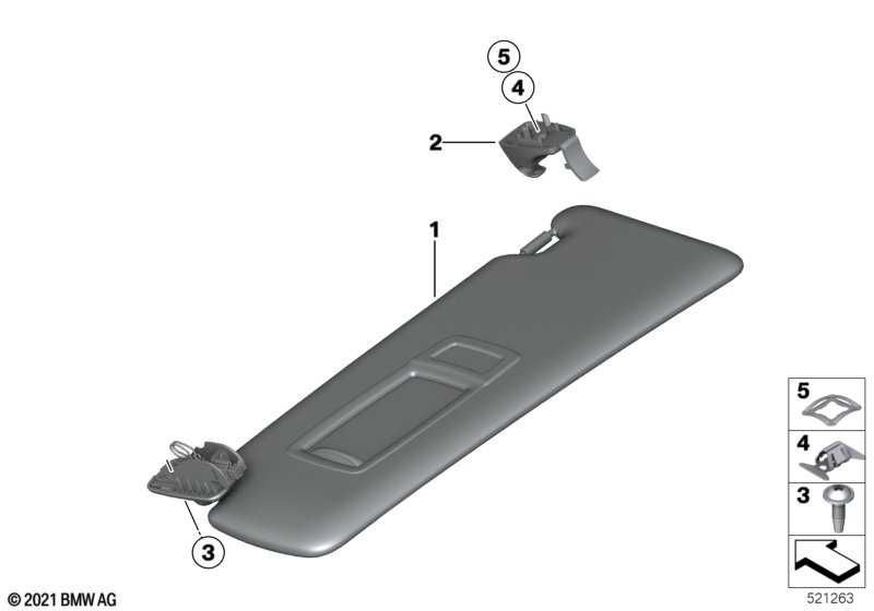 Osłona przeciwsłoneczna BMW Seria: 3' Seria: 4' nr. mag 1/149