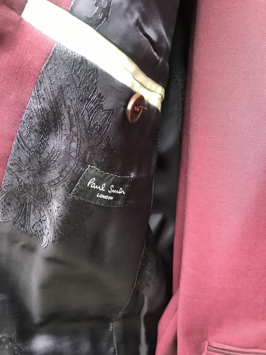Paul Smith garnitur męski bordowy rozmiar iT46