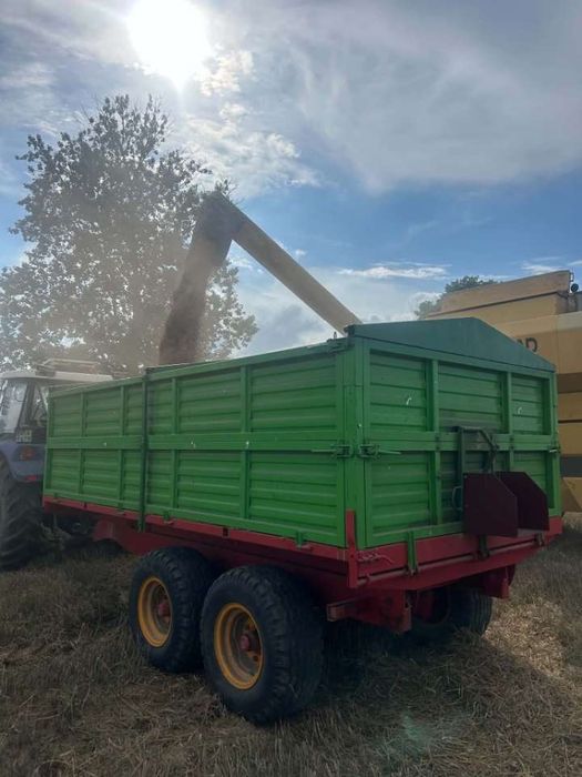 Przyczepa tandem 8t podwójne borty, zamiana.