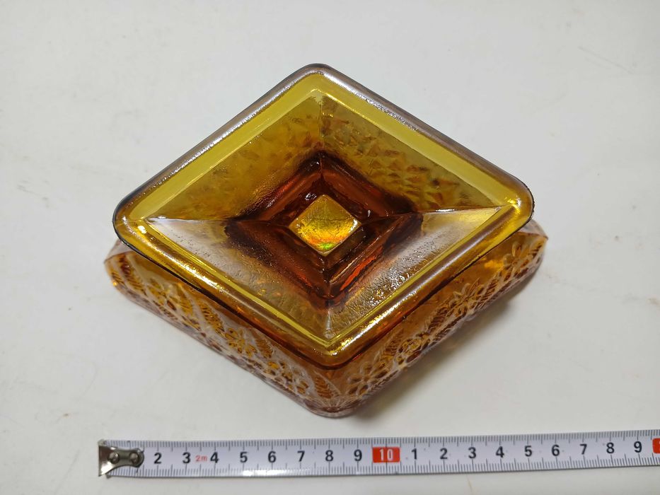 Taça de vidro Carnaval - Arte deco