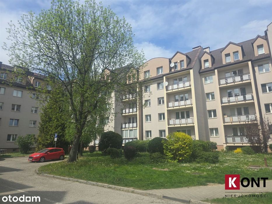 2 pokoje/ jasna kuchnia/ 45,8m2/ piwnica/ parking