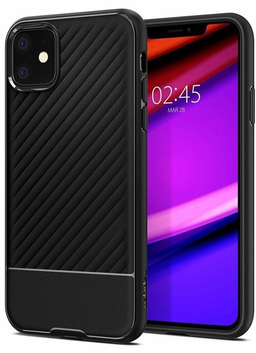 НОВИЙ • Протиударний чохол Spigen Core Armor Matte Black для iPhone 11