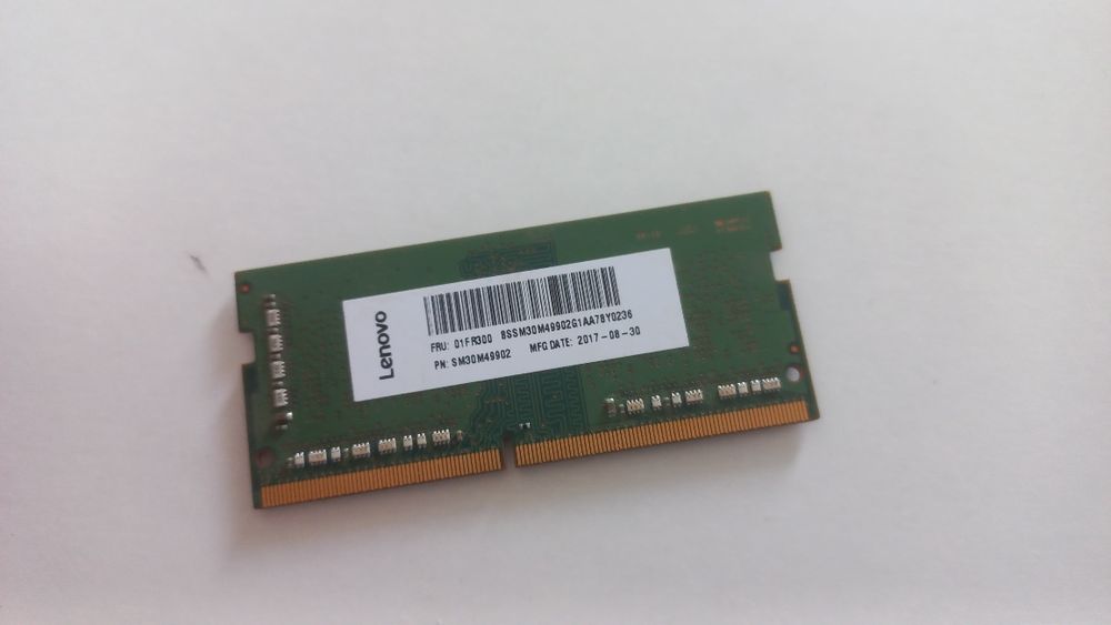 Placa de memória Samsung 4GB DDR4