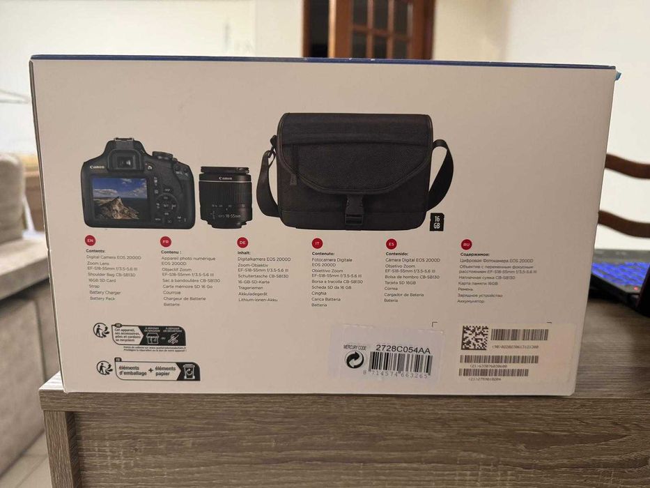 Essential Travel Kit EOS2000D