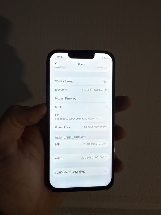apple iPhone 13 Pro 256Gb Graphit NEVERLOCK ( Читати опис)