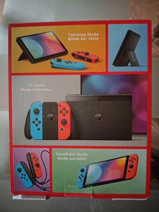 Nintendo Switch Oled Como Nova Com Quatro Jogos De Oferta