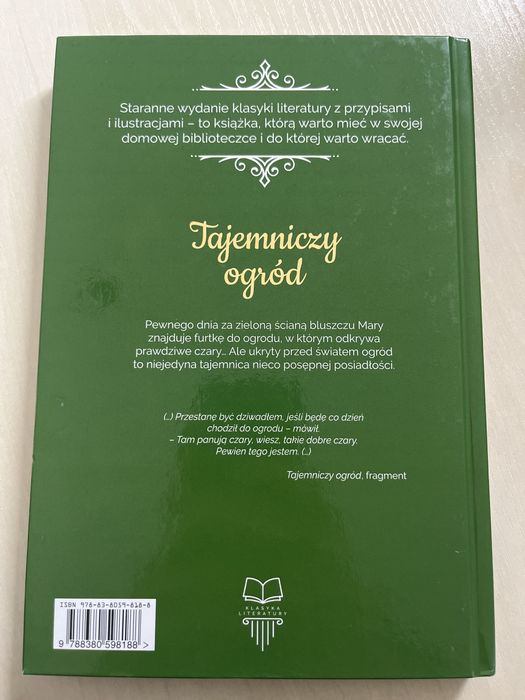 Lektura Tajemniczy Ogród