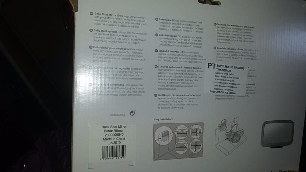 Espelho para ver bebe