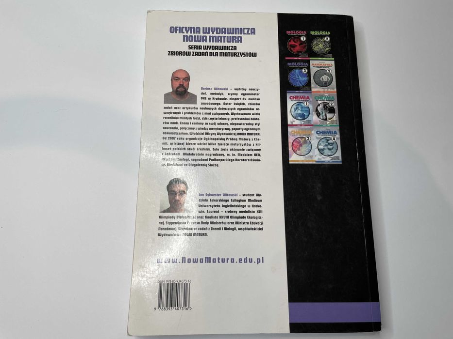 BIOLOGIA 1, 2, 3 zbiór zadań wraz z odpowiedziami