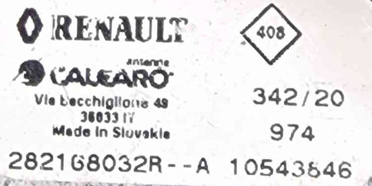 Antena 282168032R - DACIA SANDERO III