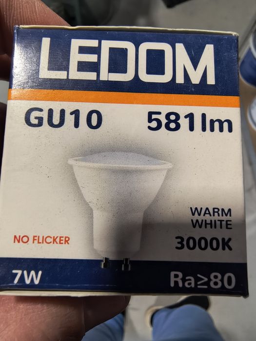 Lampa ogrodowa reflektor wbijany 7szt z żarówkami led