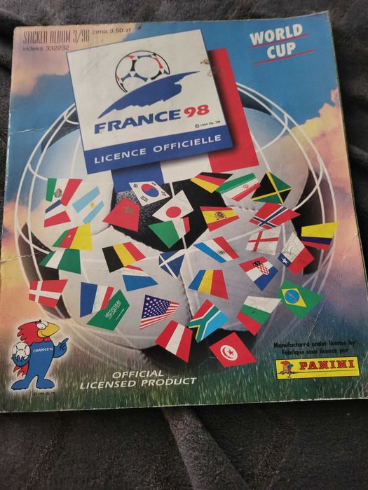 Album panini france 98 (356) naklejek