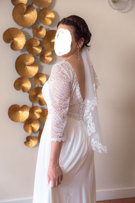 Vestido de noiva - L/42 - como novo