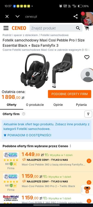 Fotelik samochodowy