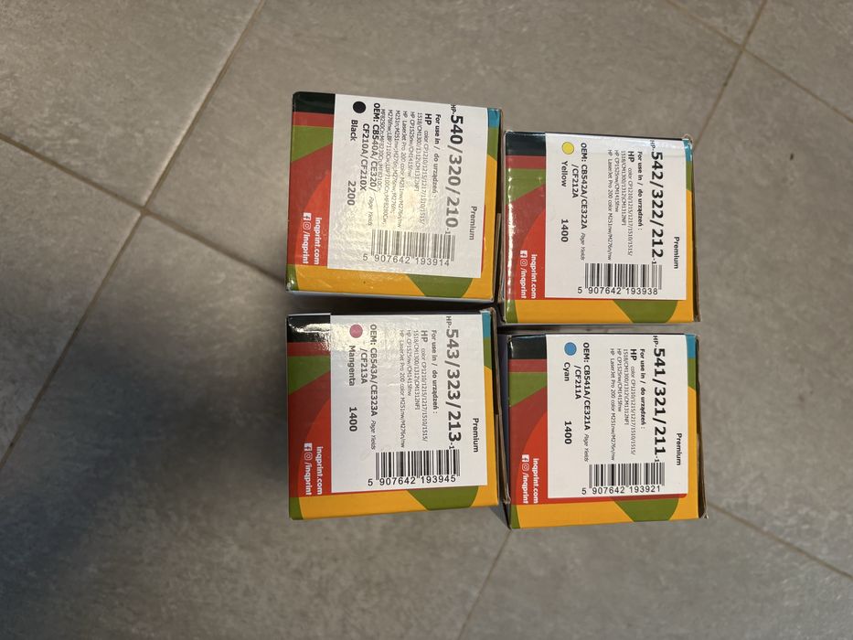 Zestaw tonerow do drukarki laserowej HP