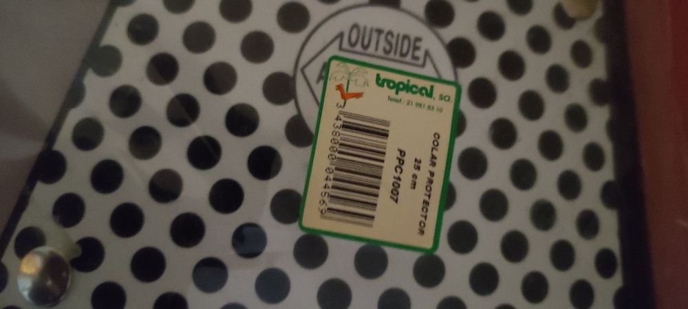 Coleira Protetora para Cão 25cm – Nova (Ainda Embalada)