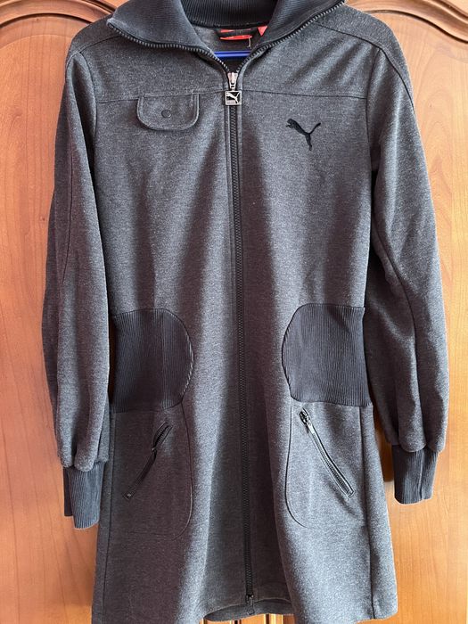 Szara bluza damska Puma rozmiar S z gumą