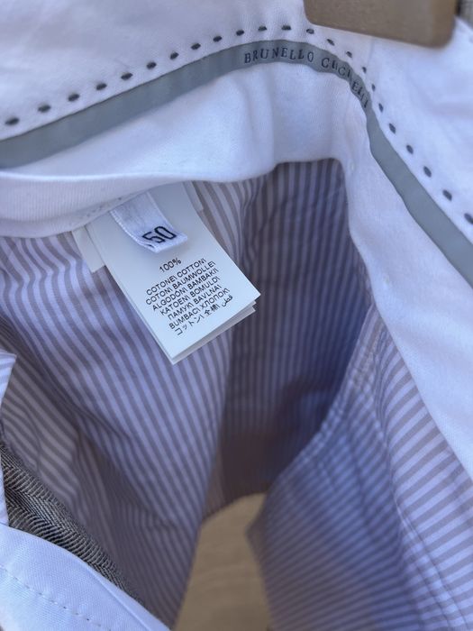 Брюки (cotton 100%) Brunello Cucinelli розмір 50