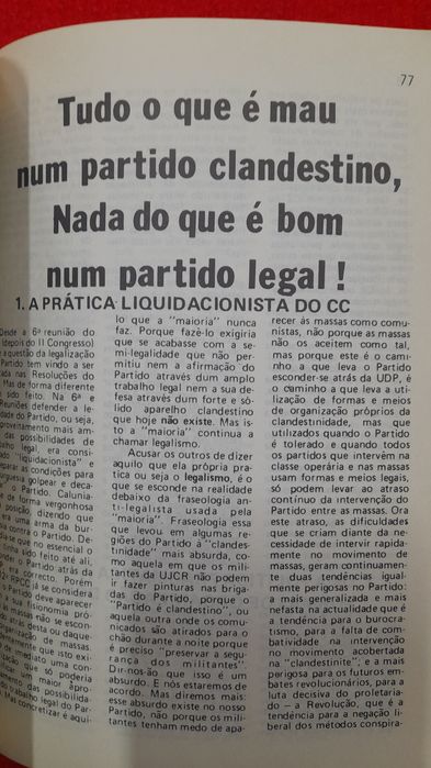 Livro Novos Rumos para os Comunistas Portugueses