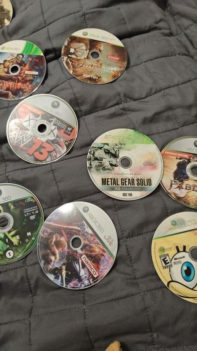 Диски на xbox 360 в не очень хорошем состоянии