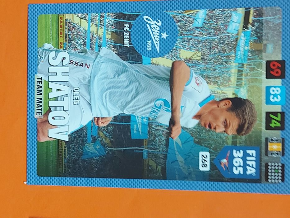 Karty kolekcjonerskie piłkarze FIFA 4sztuki FC ZENIT