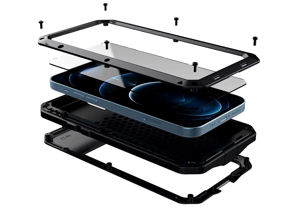 Тактичний чохол IPhone 12/pro Max противоударный чехол айфон броньован