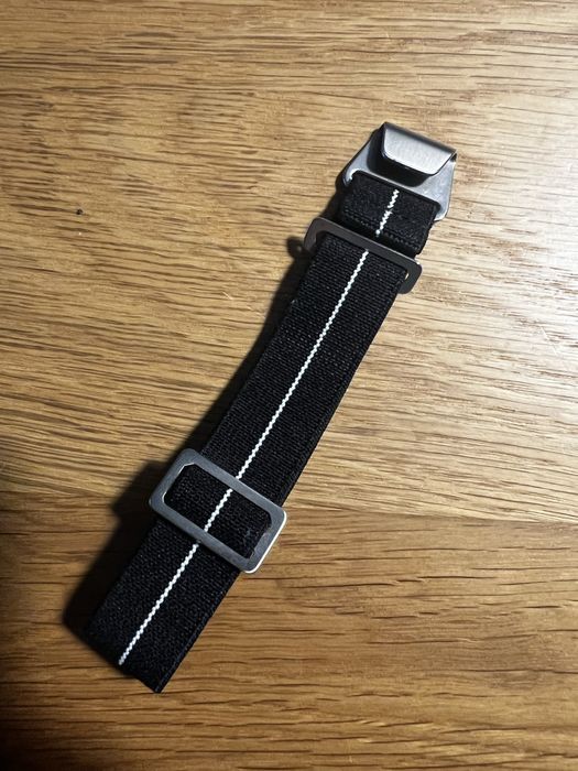 Pasek do zegarka elastyczny 20mm czarny