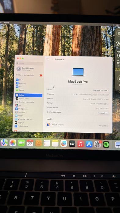 MacBook Pro 15 (2019) – i7 / 16GB / Radeon Pro 4GB
