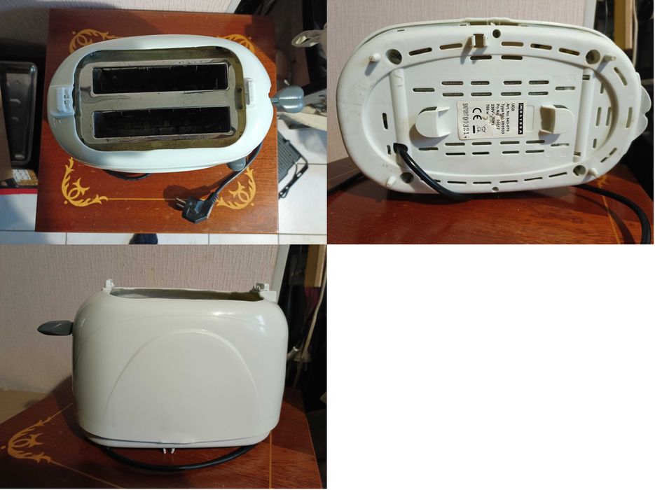 Тостер Melissa 643-070 700W чистый исправный