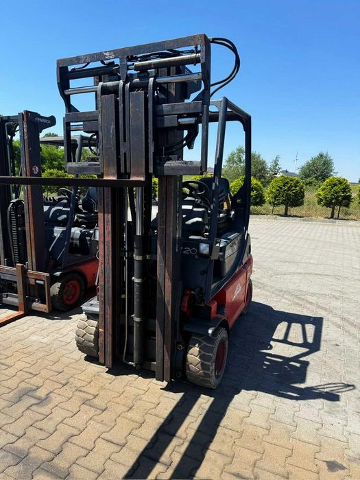 wózek widłowy elektryczny LINDE 20P Triplex 4.70m przesuw pozycjoner wideł