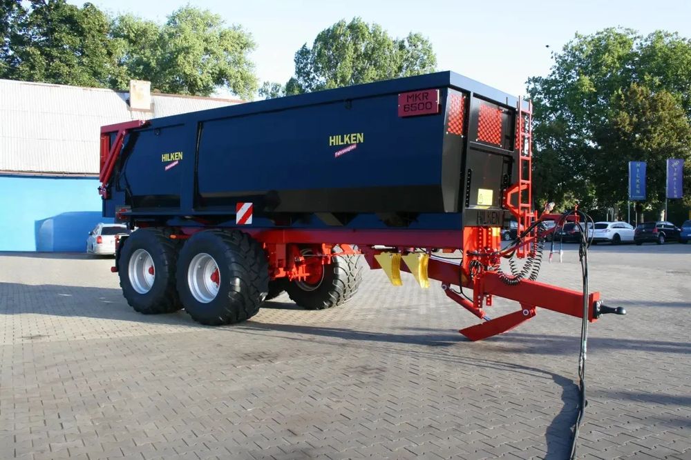 HILKEN MKR 6500 przyczepa rolnicza / tandem / wywrotka skorupowa  Nowy MKR 6000, koła 560/60R22,5, Hardox 500 Tuf