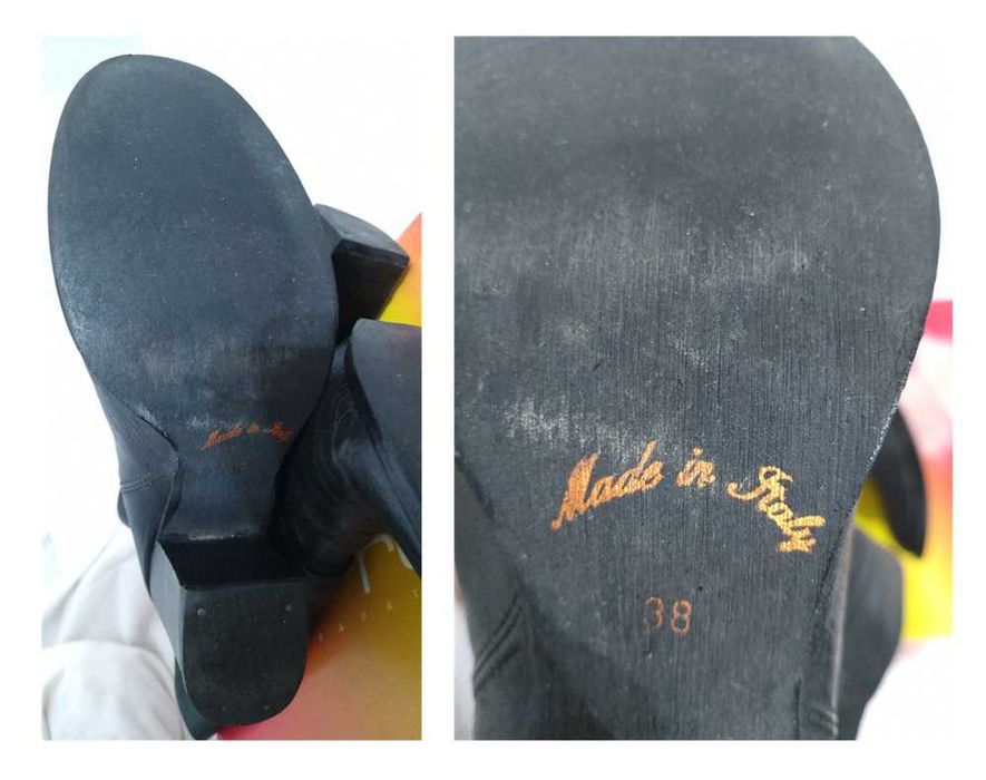 Prof Botas de cano médio Pretas Tam 38