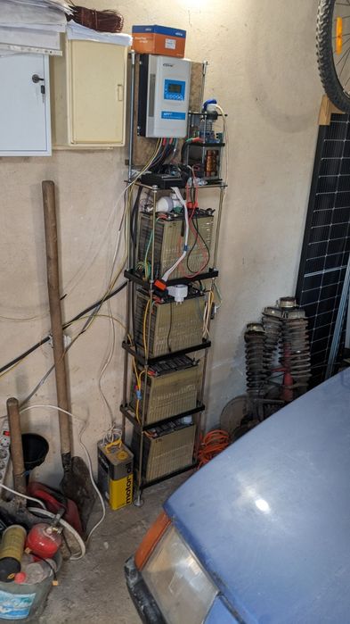 Сонячна станція, батарея 5kWh 48v, інвертор 1.5kW, сонячні панелі 1.1kW