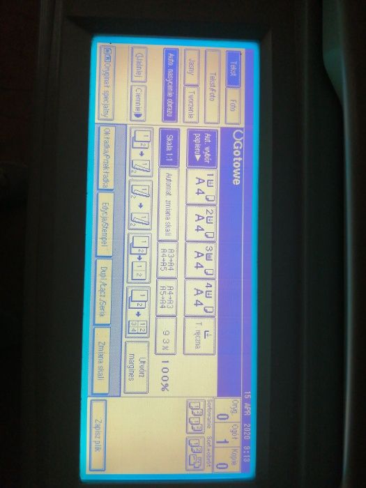 Ksero Ricoh aficio 1035