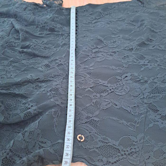 Sukienka koronka Top Secret 40 L ciemna zieleń nowa