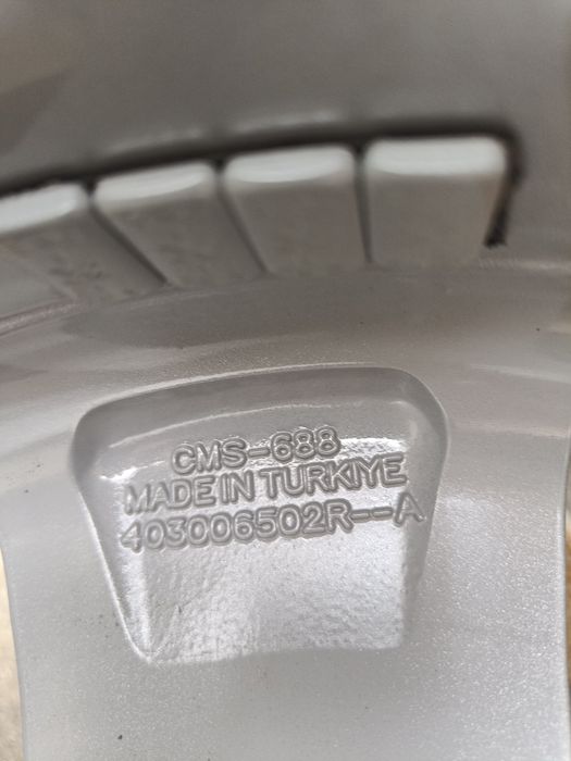 Felgi Aluminiowe 16 Cali 4x100 6.5Jx16 ET44 Renault Clio IV Duster OE