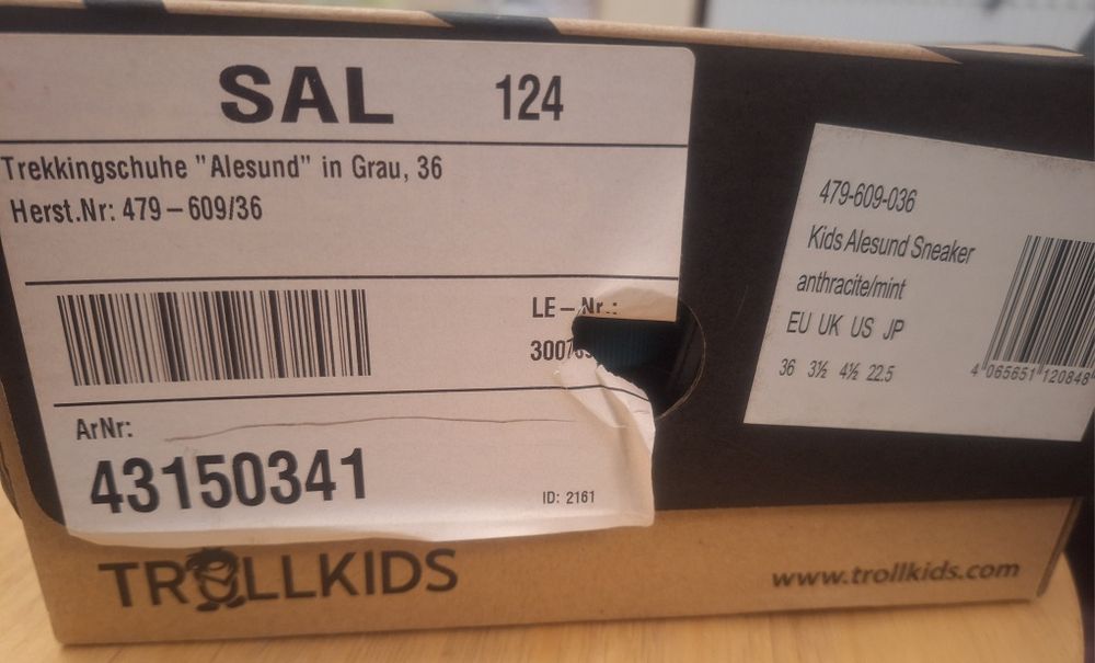 Trollkids buty dziecięce rozmiar 36