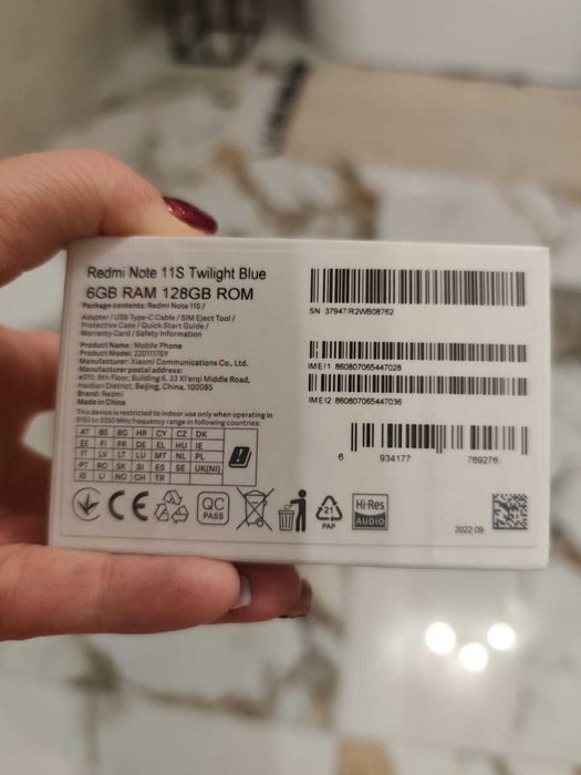 Xiaomi Redmi Note 11S 4G 6GB/128GB Niebieski + etui