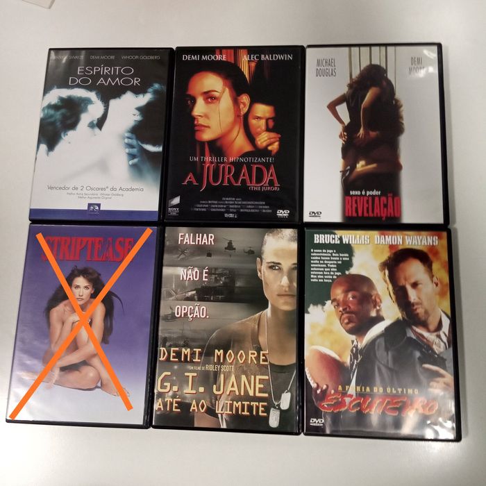 Demi Moore , Bruce Willis dvd