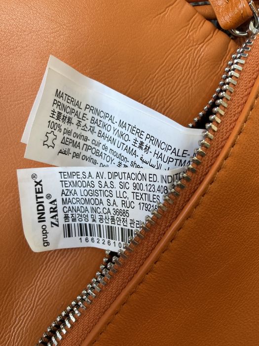 Сумка кросбоді Zara клатч шкіра
