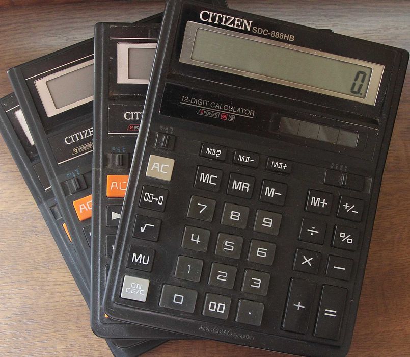 Калькулятори Citezen.