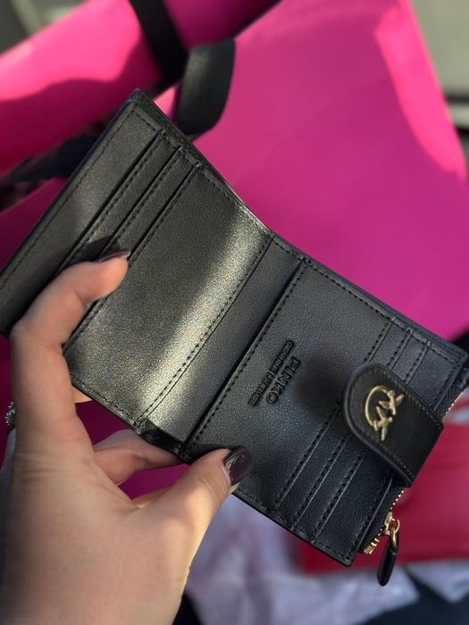 Гаманець Pinko кошелек чорний червоний