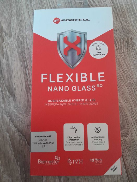 Szkło Forcell Flexible Nano Glass 5D iPhone 13 Pro Max, 14 Plus 6.7